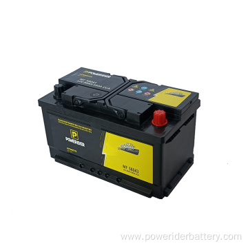 12v 80ah 58043 mf lead-acid car starting battery